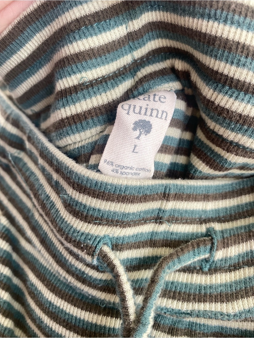 kate quinn Striped Joggers
